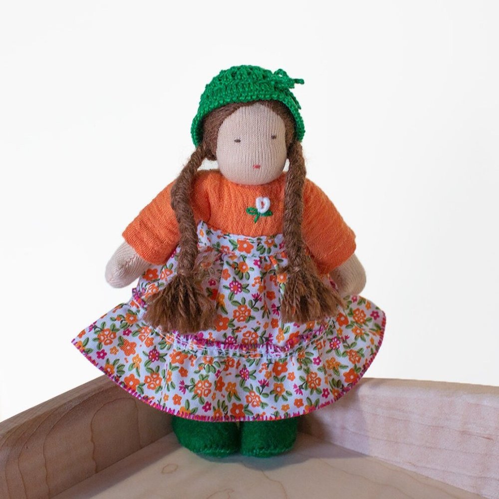 Waldorf 5.5" Dollhouse Girl Dolls